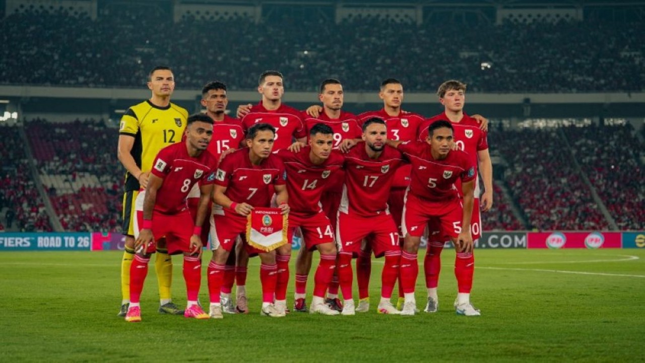 Skuad Tim Nasional (Timnas) Indonesia di ajang Kualifikasi Piala Dunia 2026. (Foto: Istimewa/PSSI)