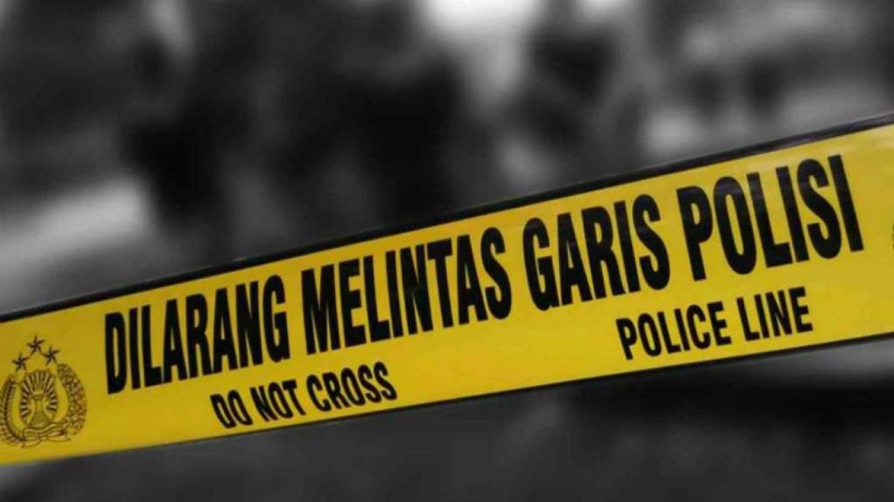 Ilustrasi garis polisi di tempat kejadian perkara/ist