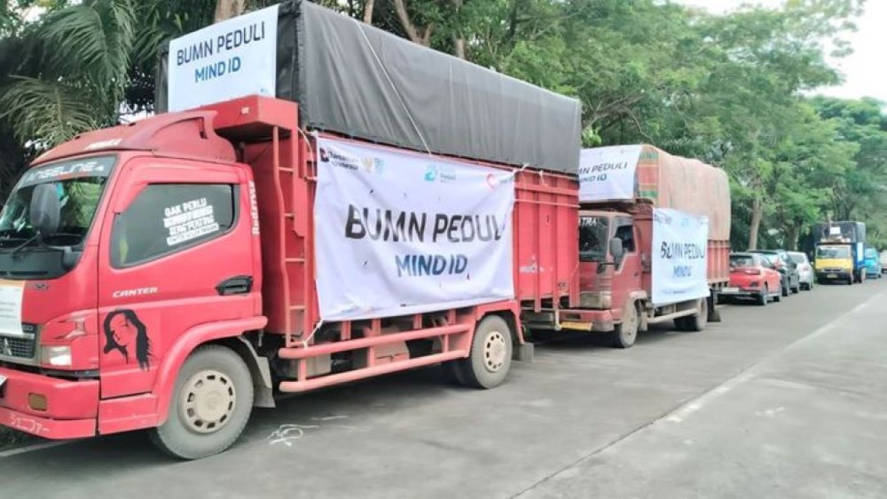 MIND ID Bersama Danantara Bantu Wilayah Terdampak.