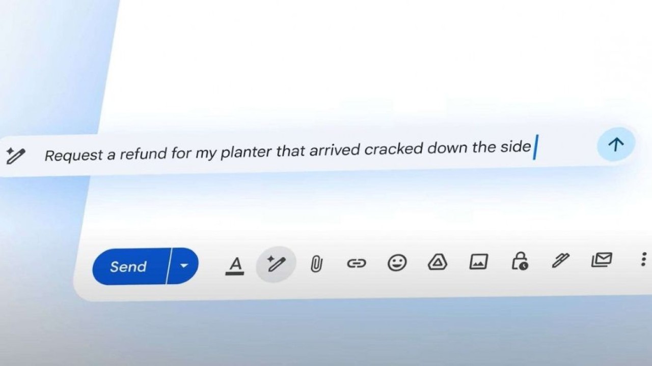 Google gratiskan fitur AI Gemini 3 di Gmail. (Foto: Istimewa via GSM Arena)