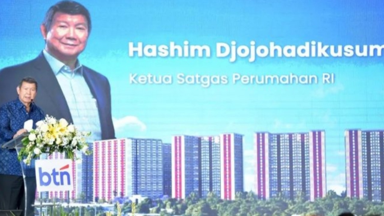 Ketua Satgas Perumahan Hashim Djojohadikusumo. (Istimewa)