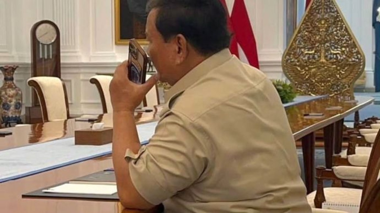 Prabowo telepon Emir Qatar, kecam keras serangan Israel ke Doha (Instagram)