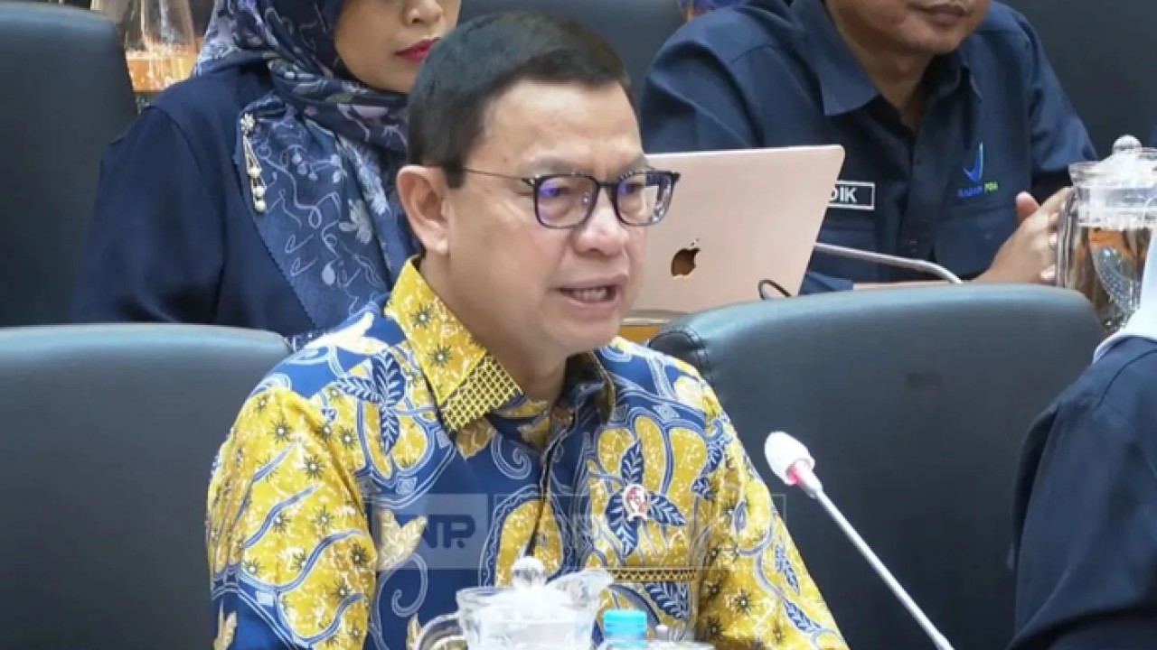 Tangkapan layar - Kepala BPOM Taruna Ikrar menyampaikan paparan dalam rapat dengar pendapat (RDP) bersama Komisi IX DPR RI di Jakarta, Senin 20 April 2026. ANTARA/Tri Meilani Ameliya. (Antara)