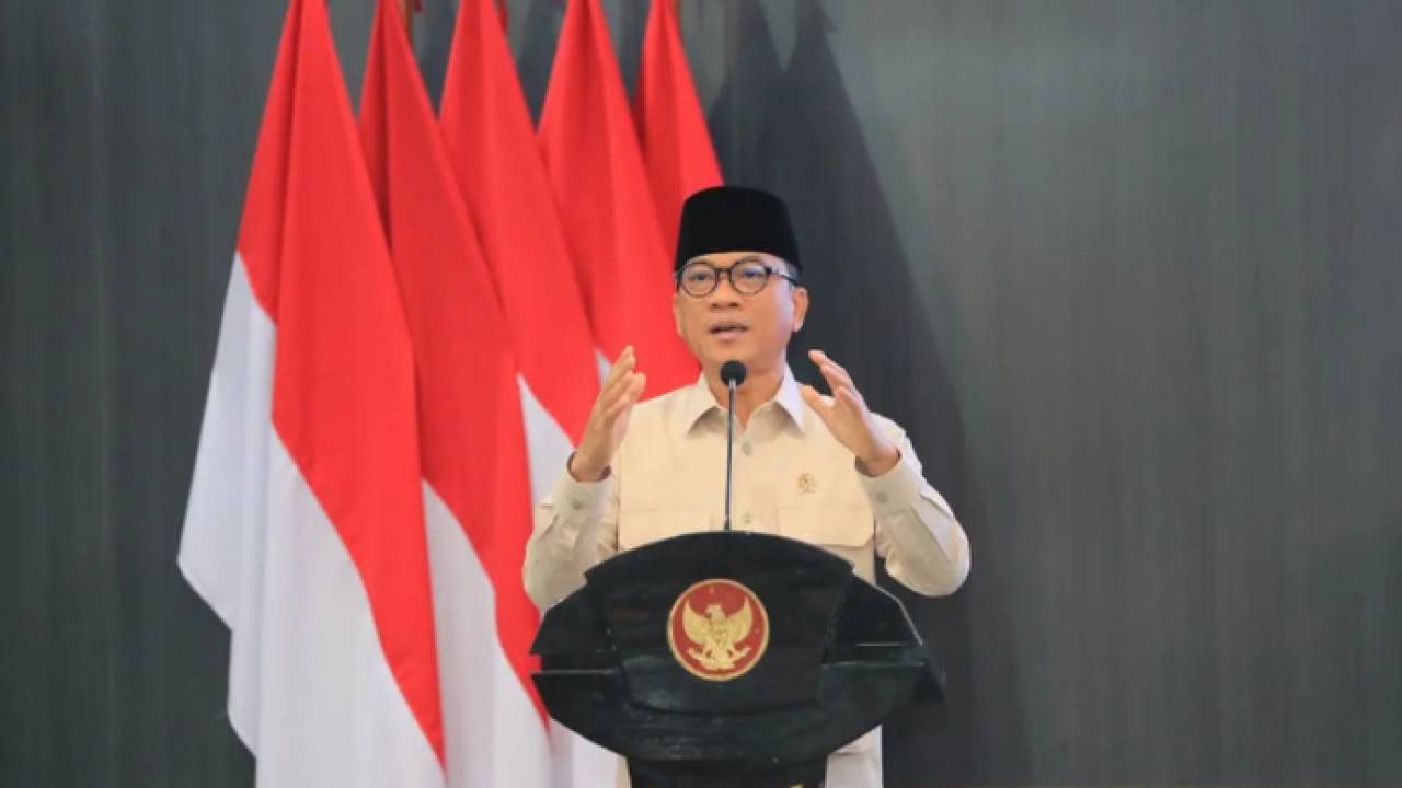 Menteri Desa dan Pembangunan Daerah Tertinggal (Mendes PDT) Yandri Susanto dalam acara penandatanganan nota kesepakatan di Kantor Kemendes PDT, Kalibata, Jakarta, Selasa (28/4/2026) ANTARA/HO-Humas Kemendes PDT (Antara)