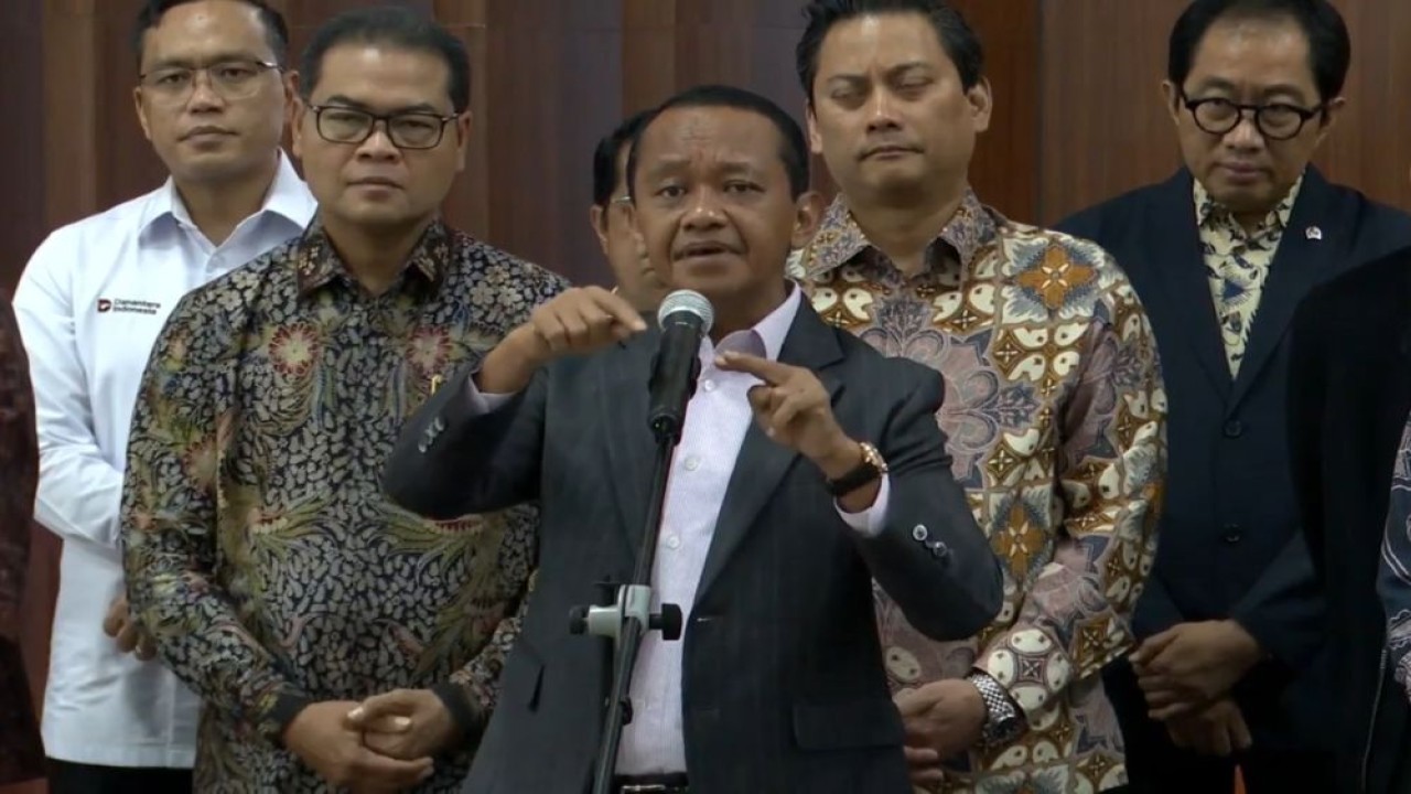 Menteri Energi dan Sumber Daya Mineral (ESDM) Bahlil Lahadalia. (Foto: Dok/Istimewa/Bakom RI)