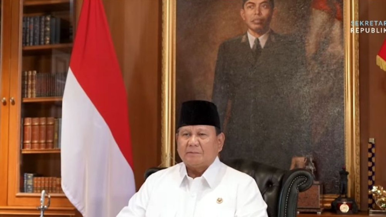 Presiden Prabowo Subianto menyampaikan ucapan selamat kepada seluruh umat Buddha yang memperingati Hari Raya Waisak 2570 Buddhist Era (BE). (Foto: Istimewa)