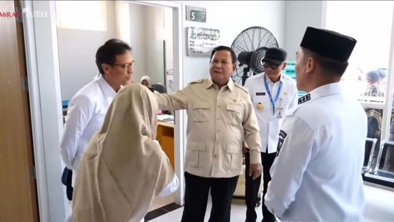 Presiden Prabowo Subianto meresmikan RSUD KH. Muhammad Thohir di Krui, Kabupaten Pesisir Barat, Lampung, Rabu, 10 Juni 2026. (Foto: Istimewa)