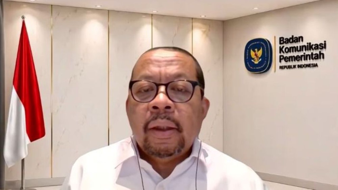 Kepala Badan Komunikasi Pemerintah (Bakom) RI, Muhammad Qodari. (Foto: Tangkapan layar)