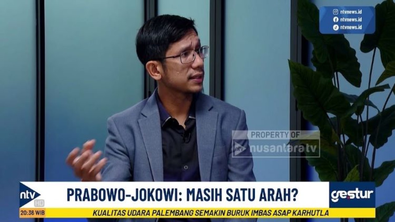 Sekjen Projo, Freddy Alex Damanik dalam program GESTUR di Nusantara TV