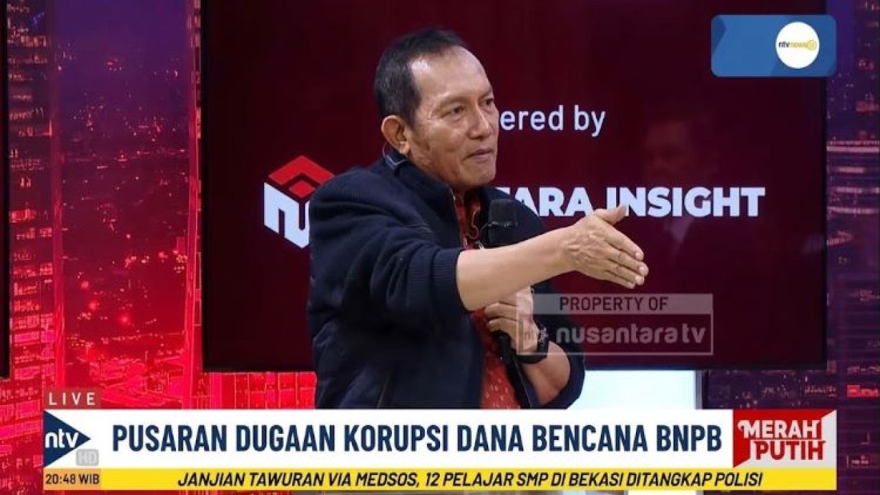 Mantan Komisioner KPK, Saut Situmorang dalam program MERAH PUTIH di Nusantara TV