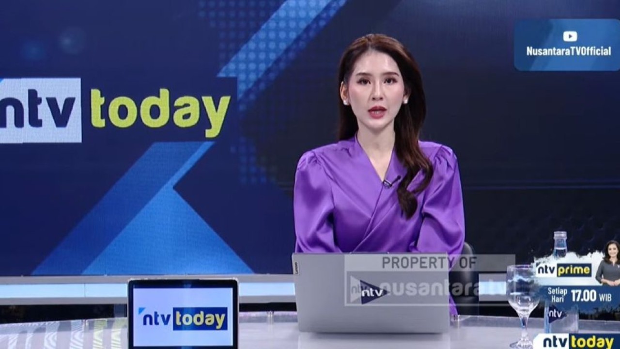 Program "NTV Today" tayang di Nusantara TV setiap hari pukul 11.00 WIB.
