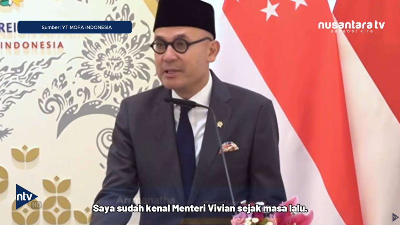 Menteri Luar Negeri Indonesia Arrmanatha Nasir menegaskan tidak ada perlindungan bagi para pelaku maupun korporasi yang terlibat kebakaran hutan dan lahan (karhutla).