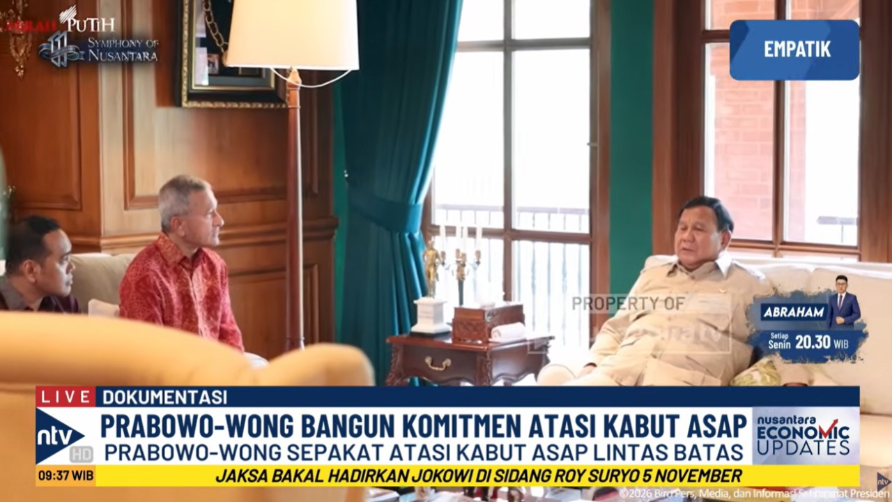 Presiden Prabowo Subianto dan Perdana Menteri Singapura Lawrence Wong sepakat memperkuat komitmen diplomatik